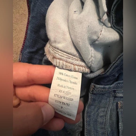 Cello Stylish Blue Distressed Jeans Women’s size 9 - Picture 6 of 8